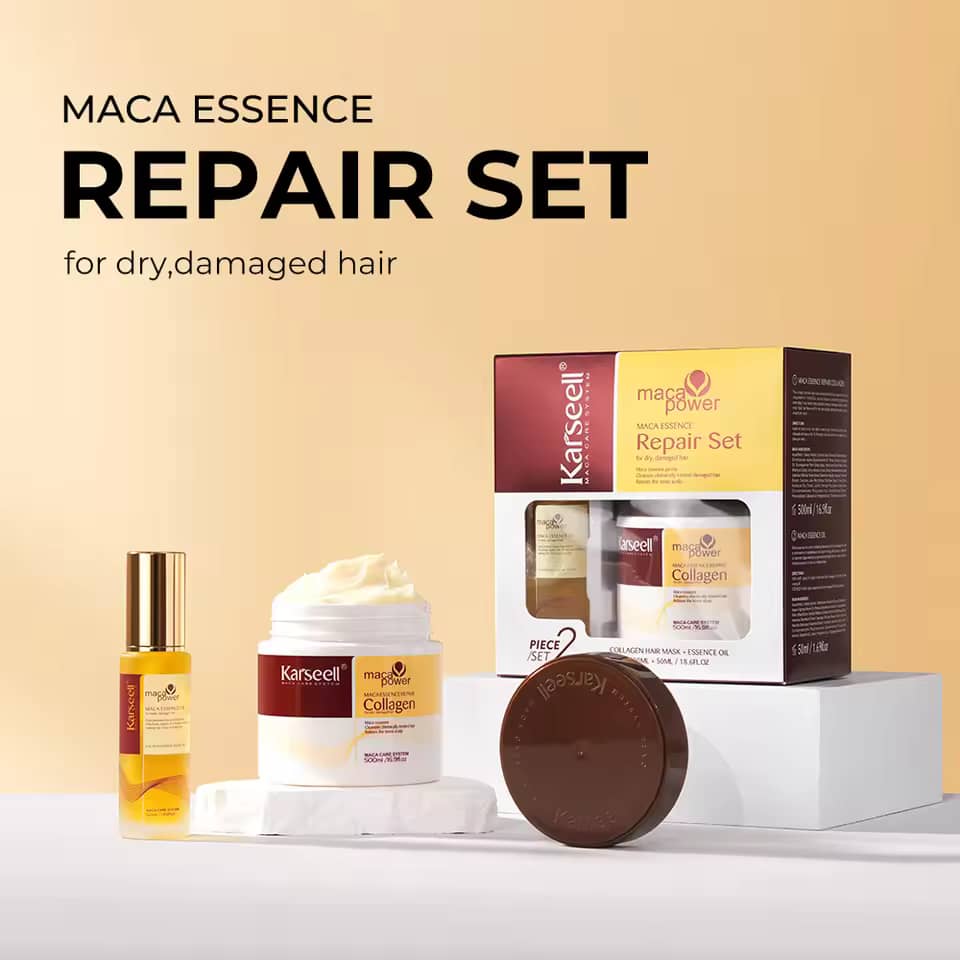 Duo Réparateur Karseell Power - Masque & Huile au Collagène