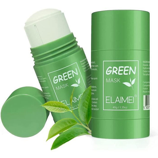 Green Mask Stick au Thé Vert - Nettoyage visage et Eclat Instantané