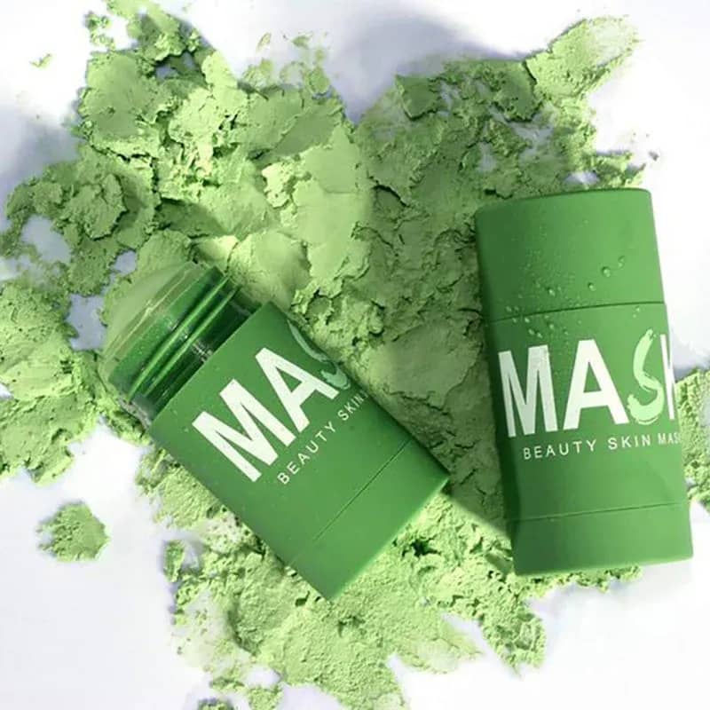 Green Mask Stick au Thé Vert - Nettoyage visage et Eclat Instantané